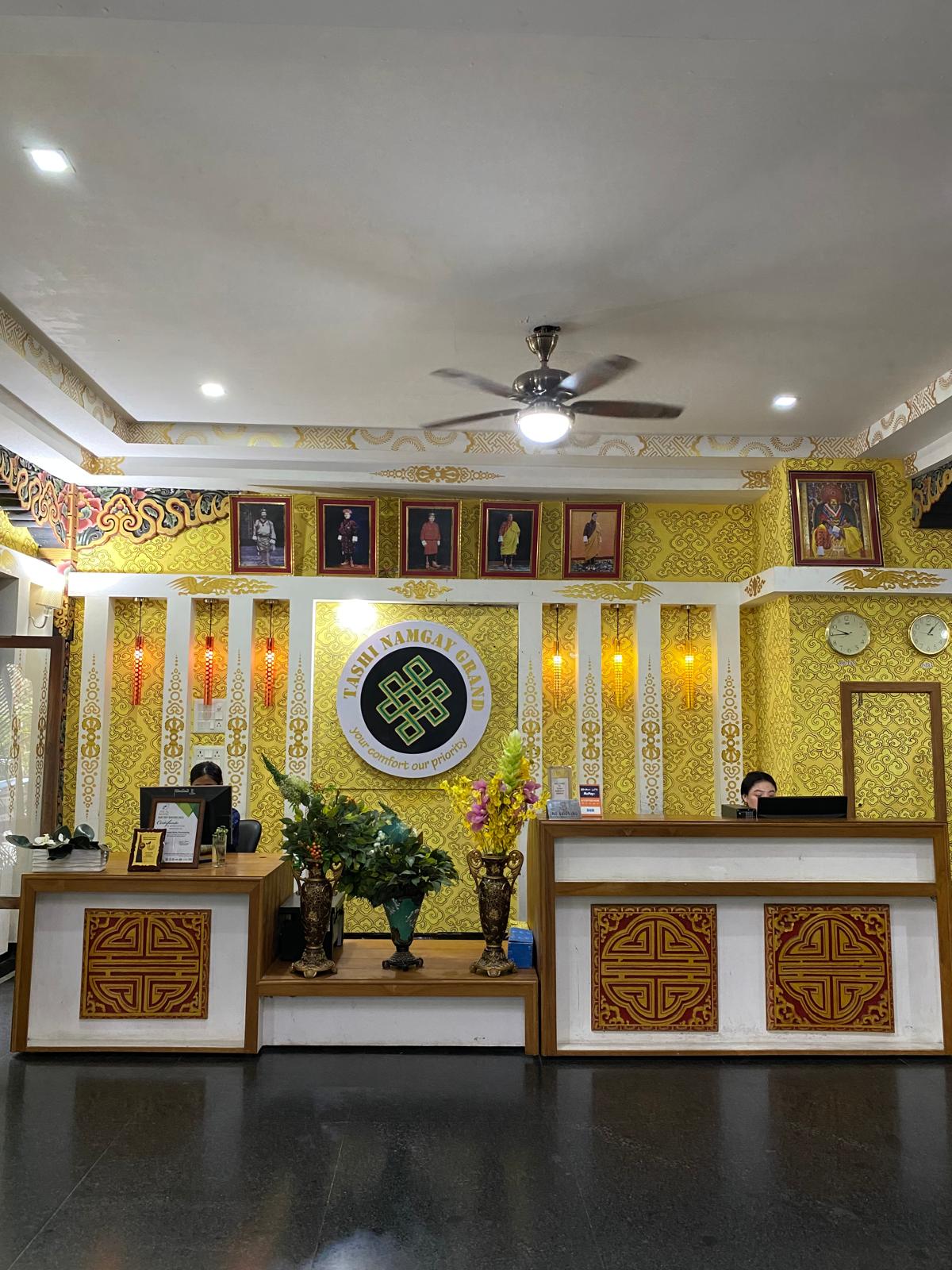 Lobby at Tashi Namgay Grand